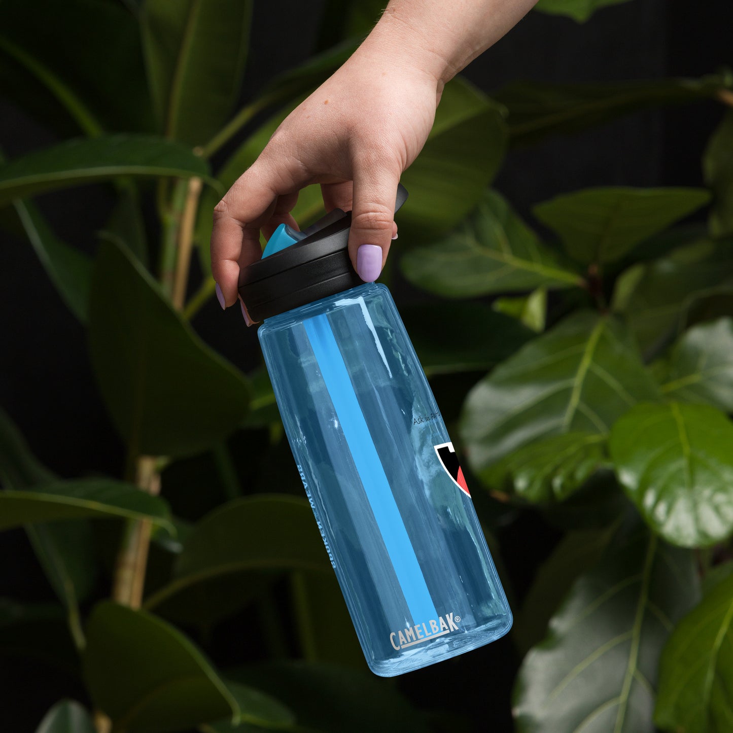 Ask in faith. - Sports and gym water bottle