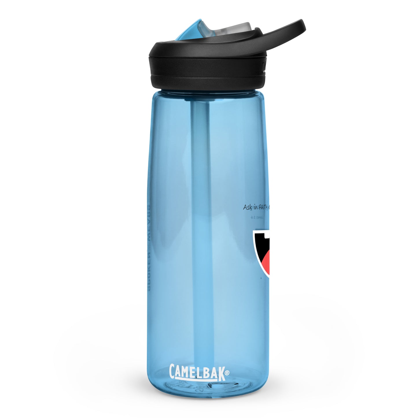 Ask in faith. - Sports and gym water bottle