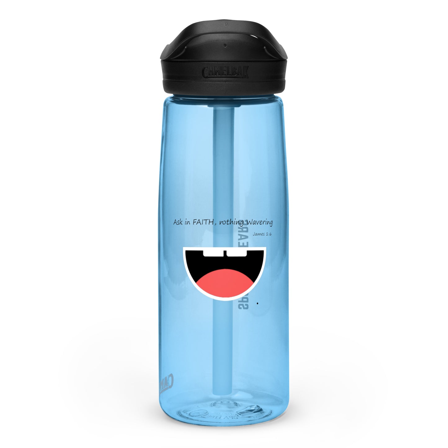 Ask in faith. - Sports and gym water bottle