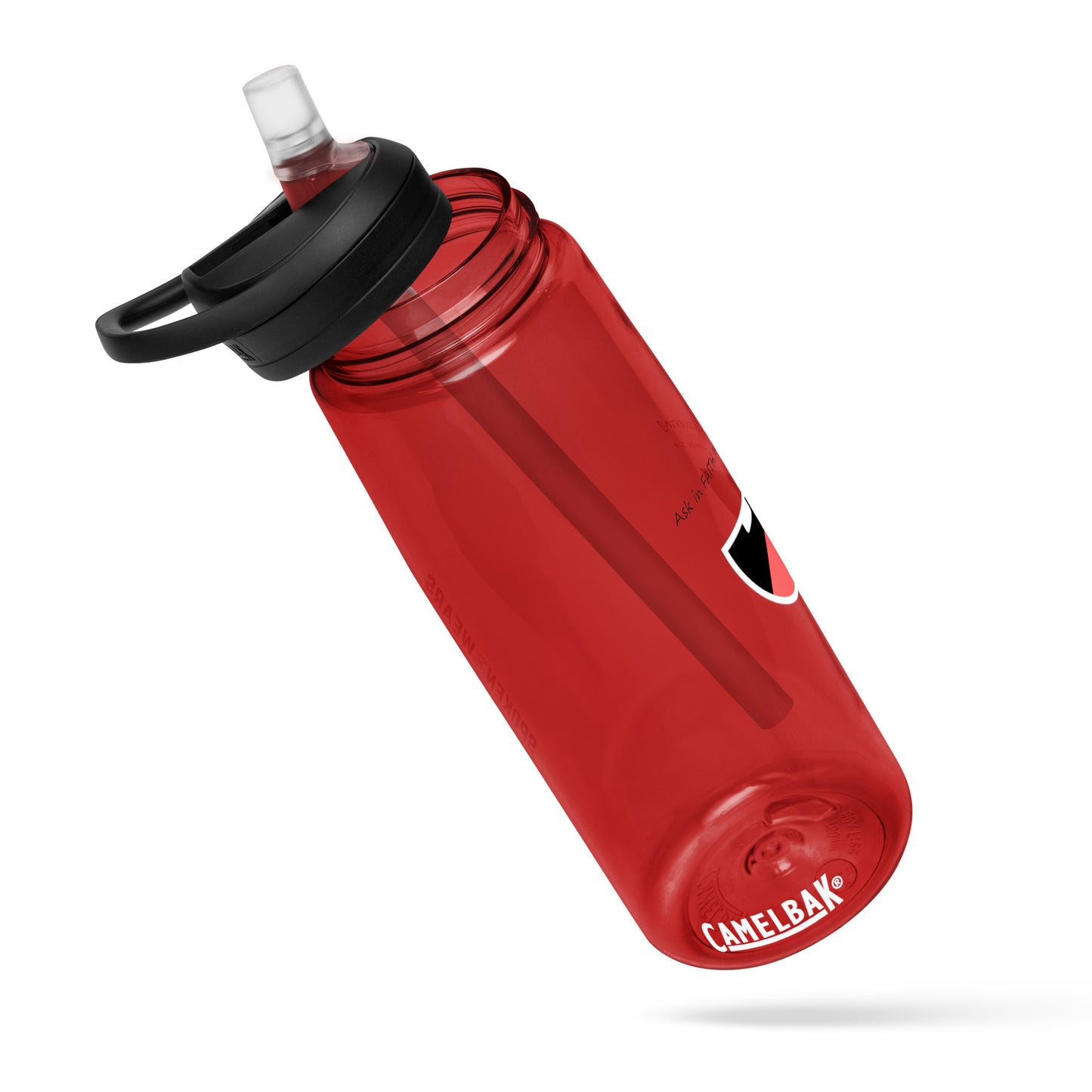 Ask in faith. - Sports and gym water bottle