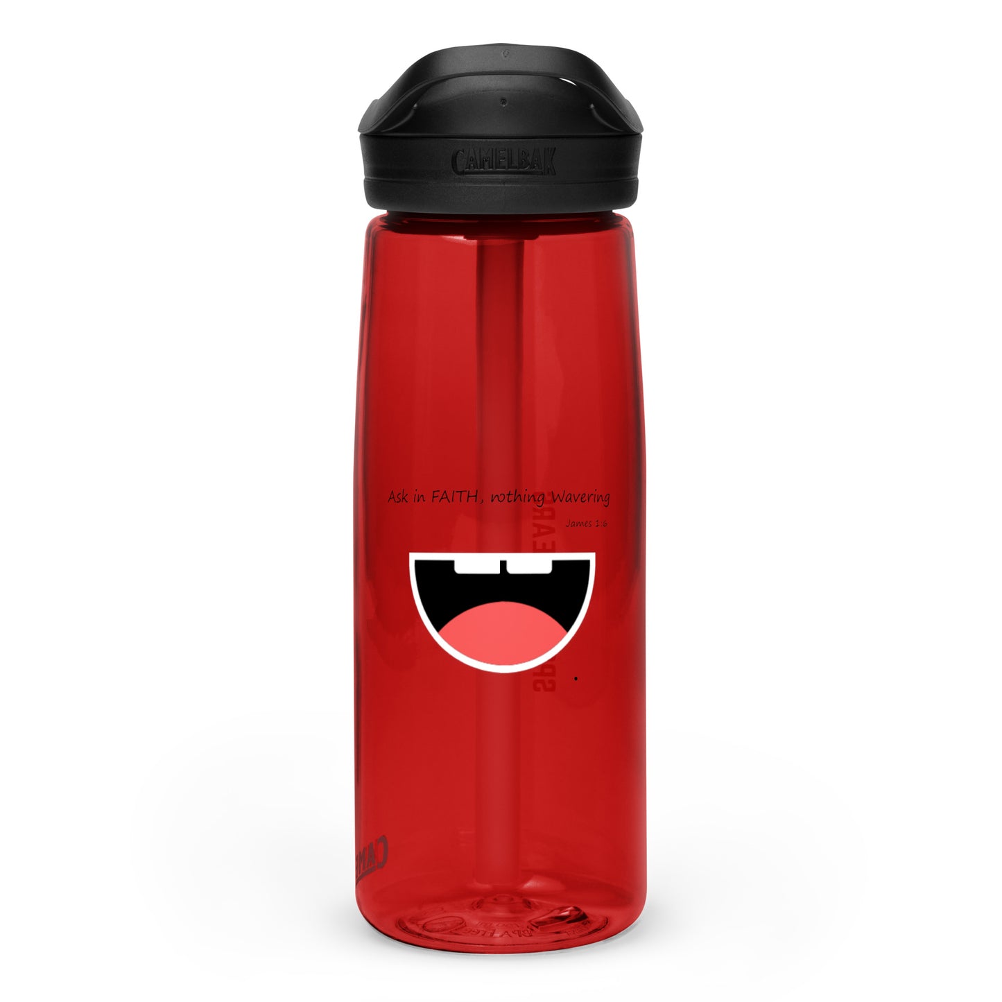 Ask in faith. - Sports and gym water bottle