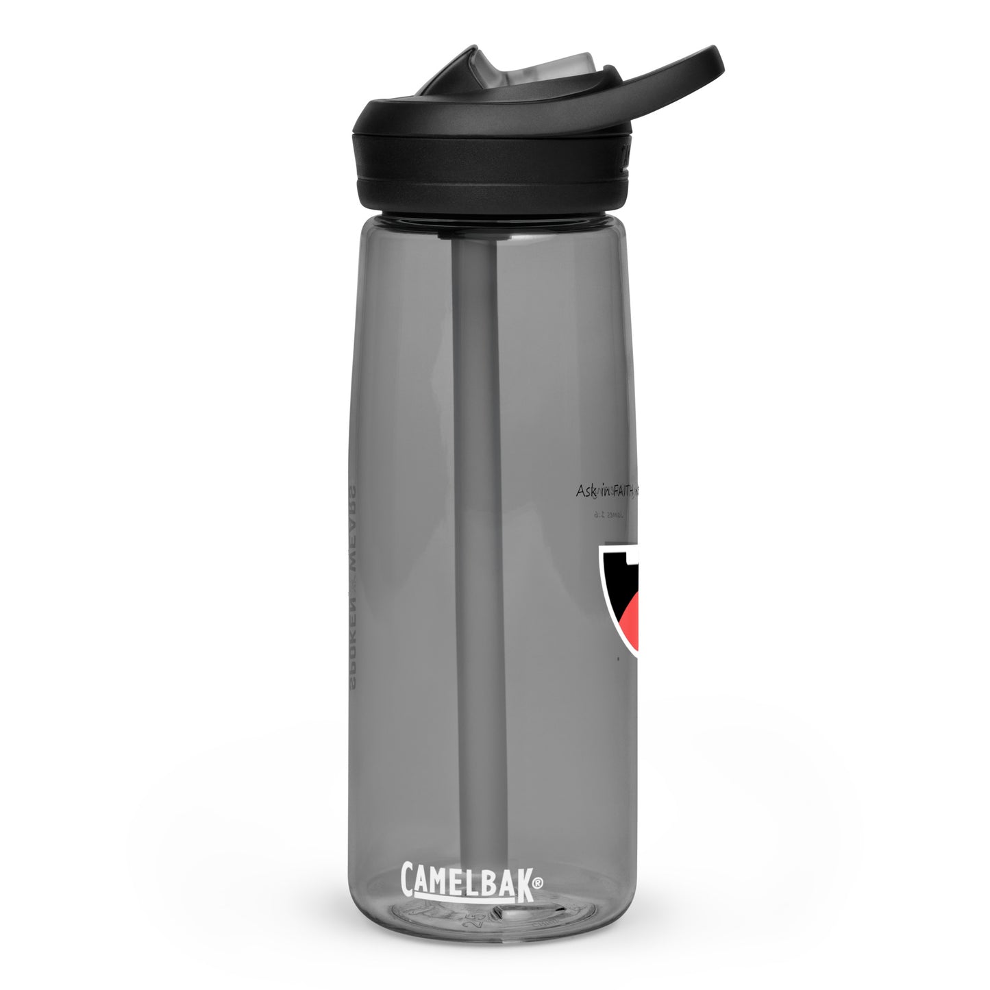 Ask in faith. - Sports and gym water bottle