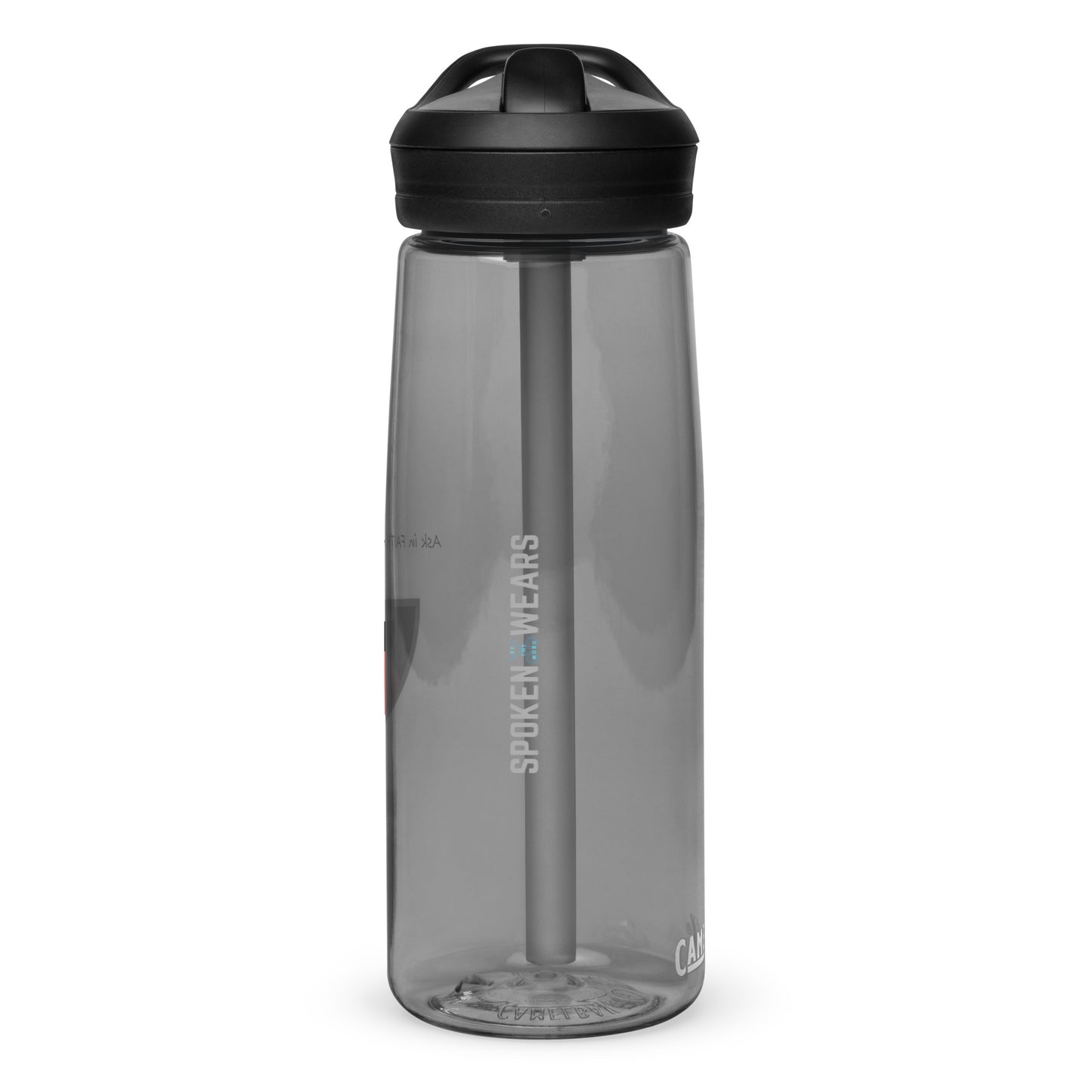 Ask in faith. - Sports and gym water bottle