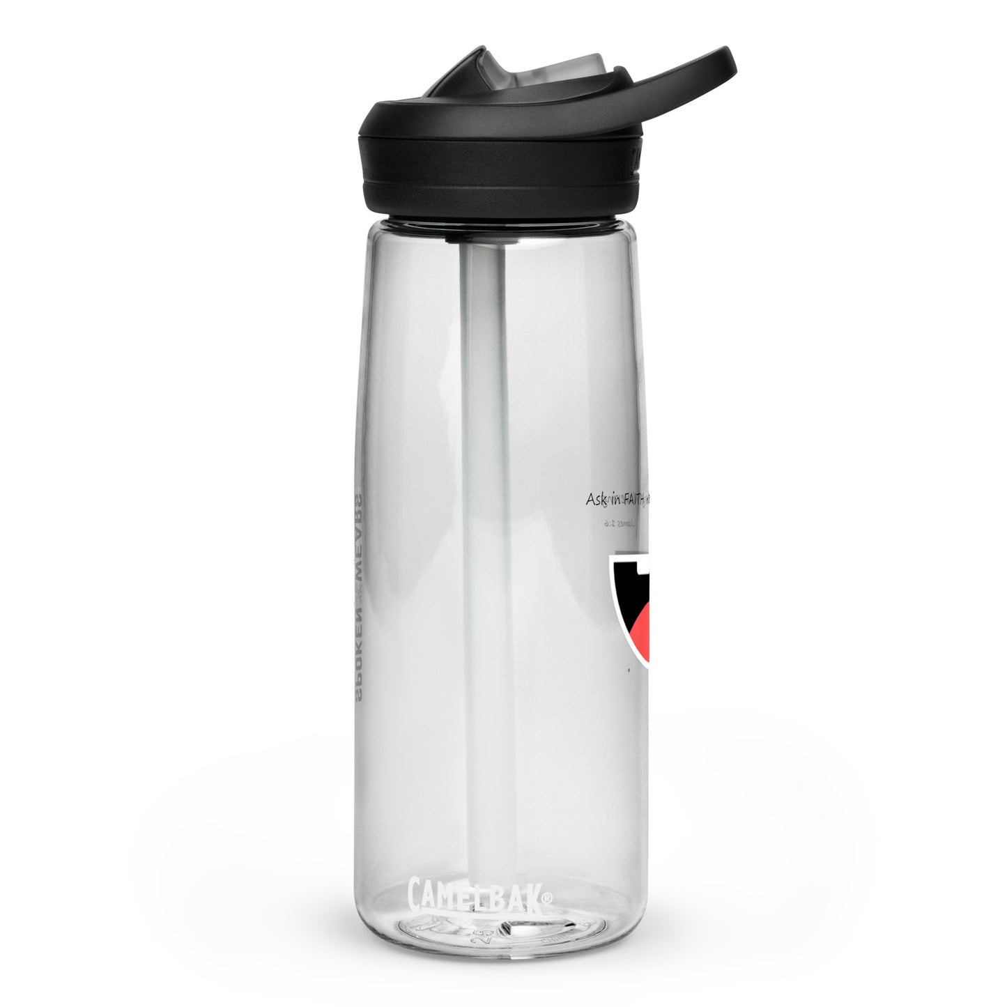 Ask in faith. - Sports and gym water bottle
