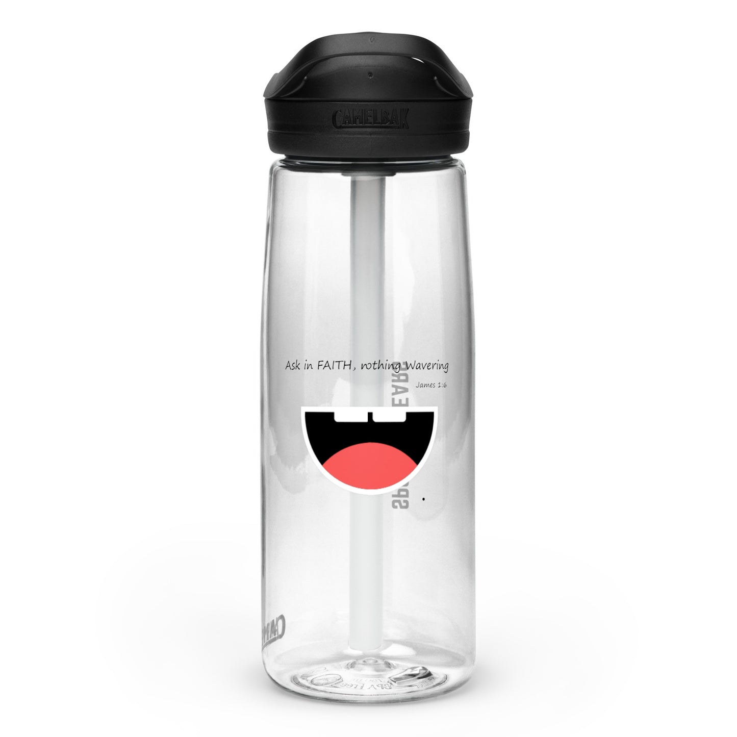 Ask in faith. - Sports and gym water bottle