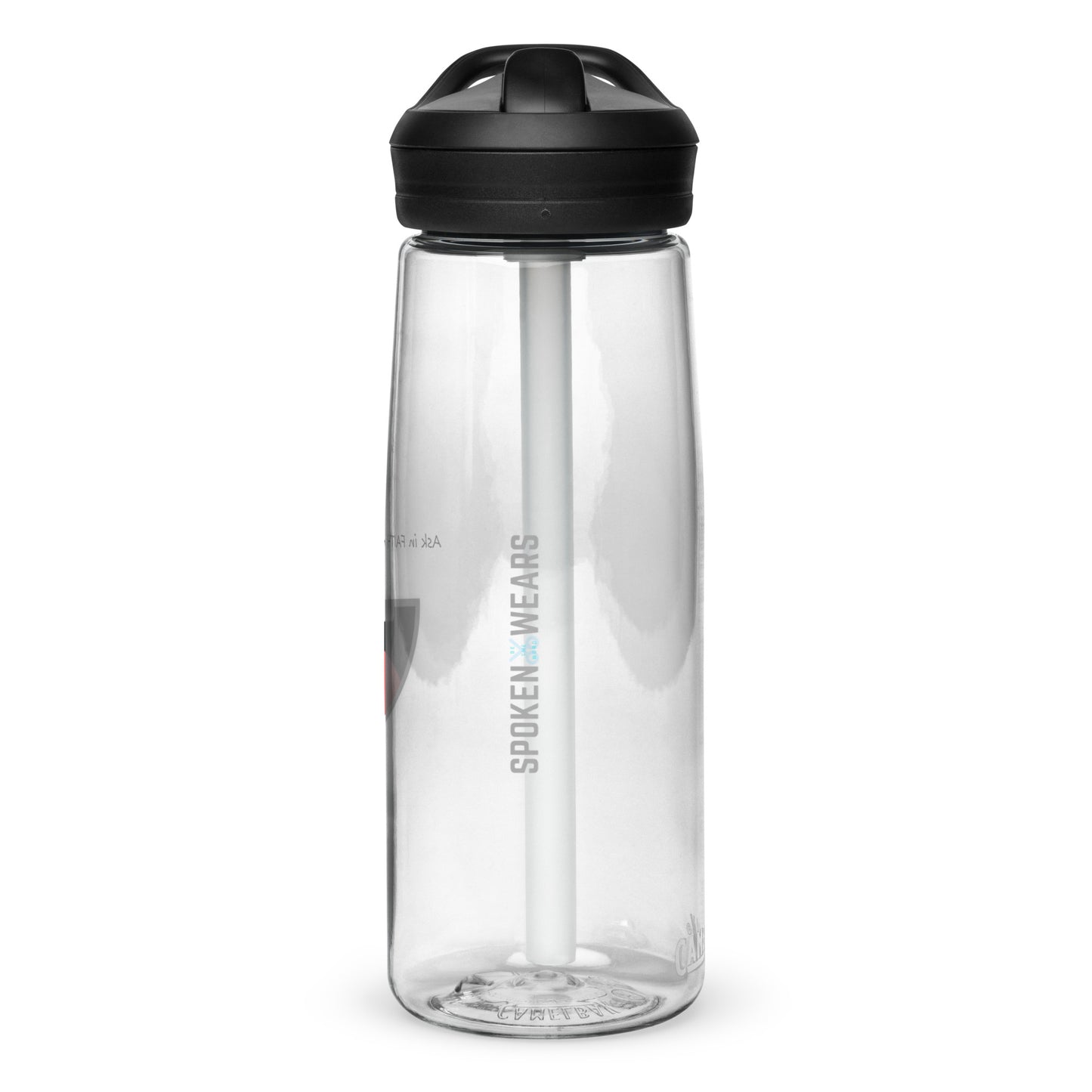 Ask in faith. - Sports and gym water bottle