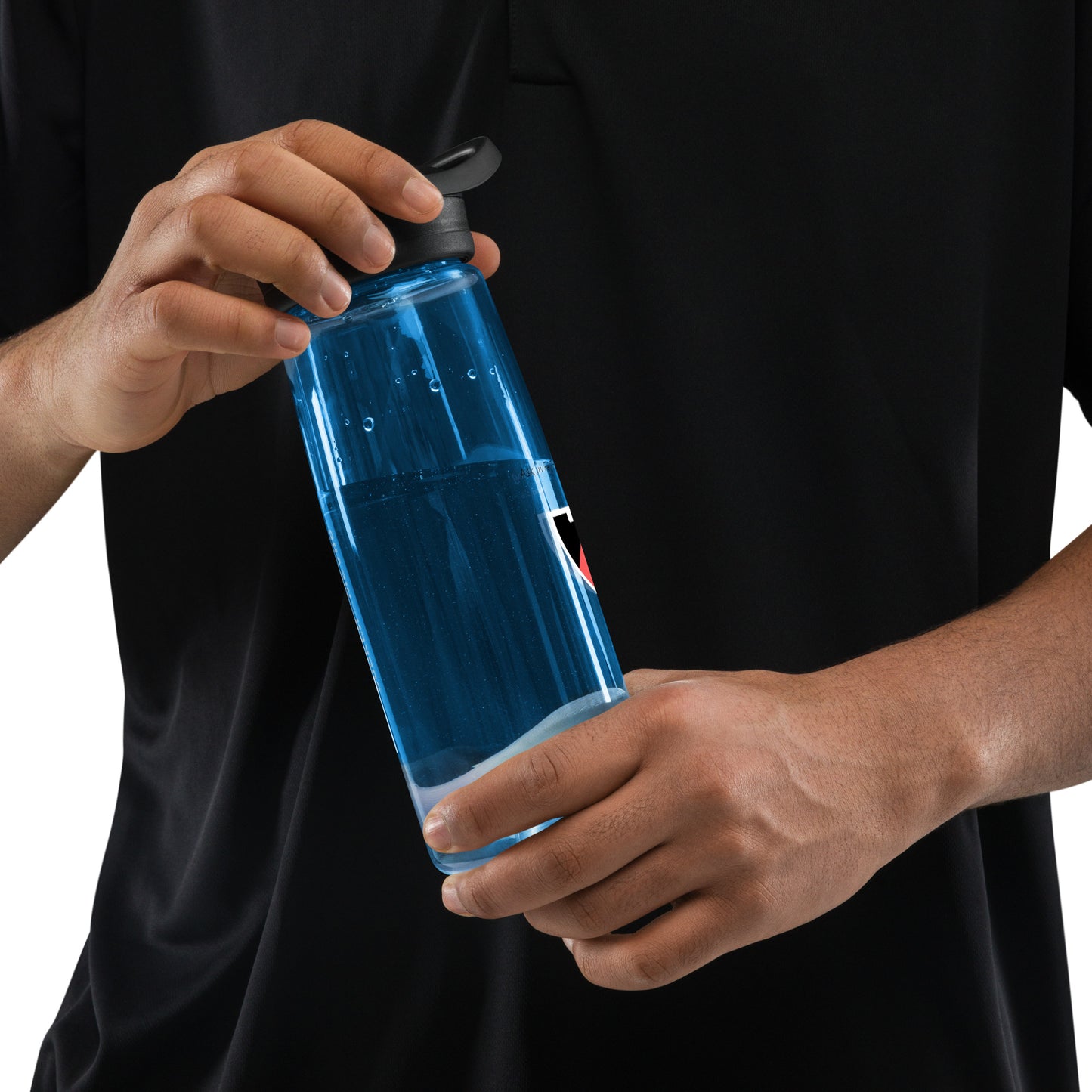 Ask in faith. - Sports and gym water bottle