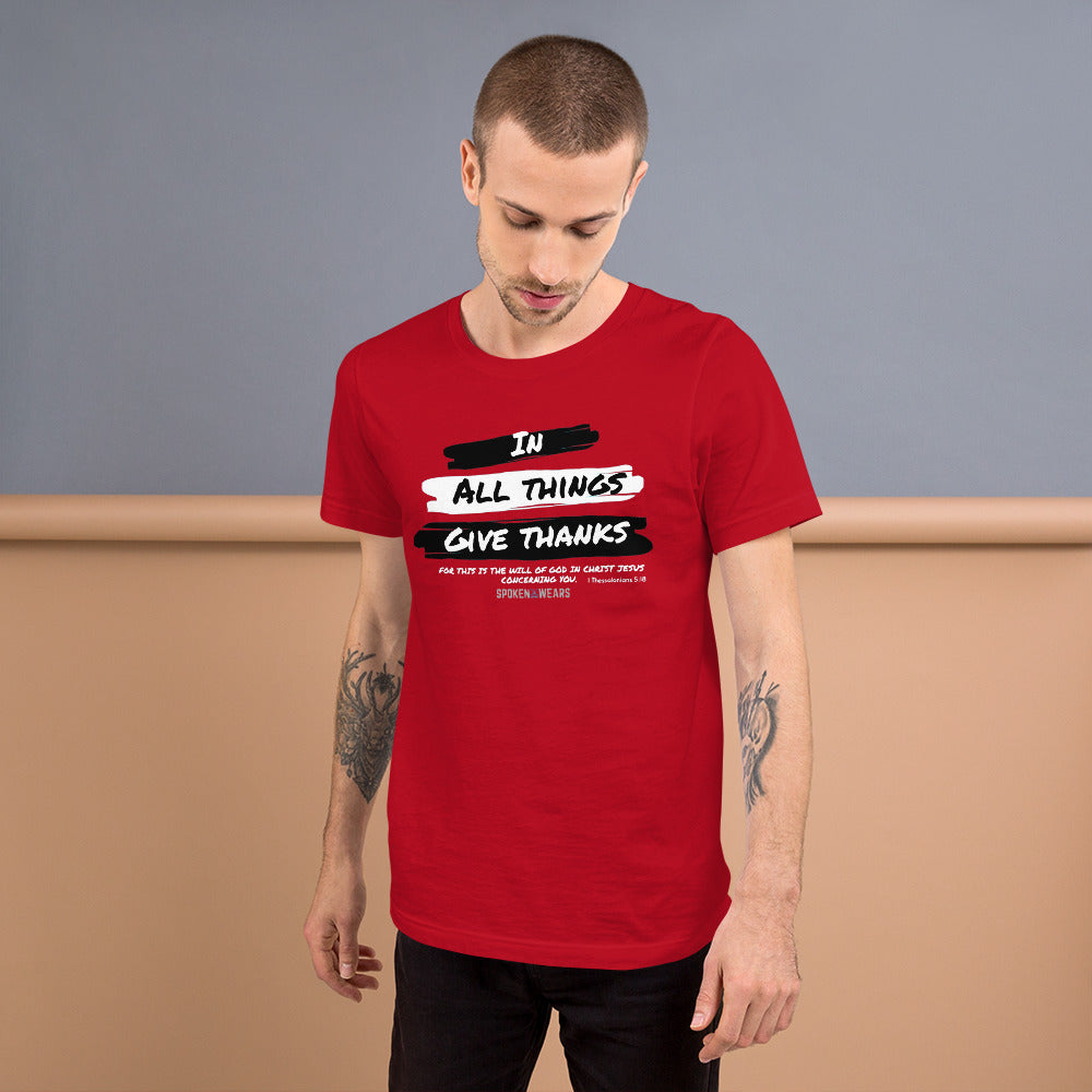 GIVE THANKS - Short-Sleeve T-Shirt - Men