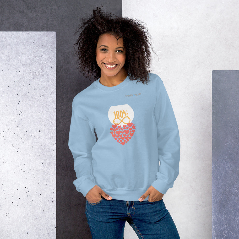 100% Infinite Love - Women's Sweatshirt
