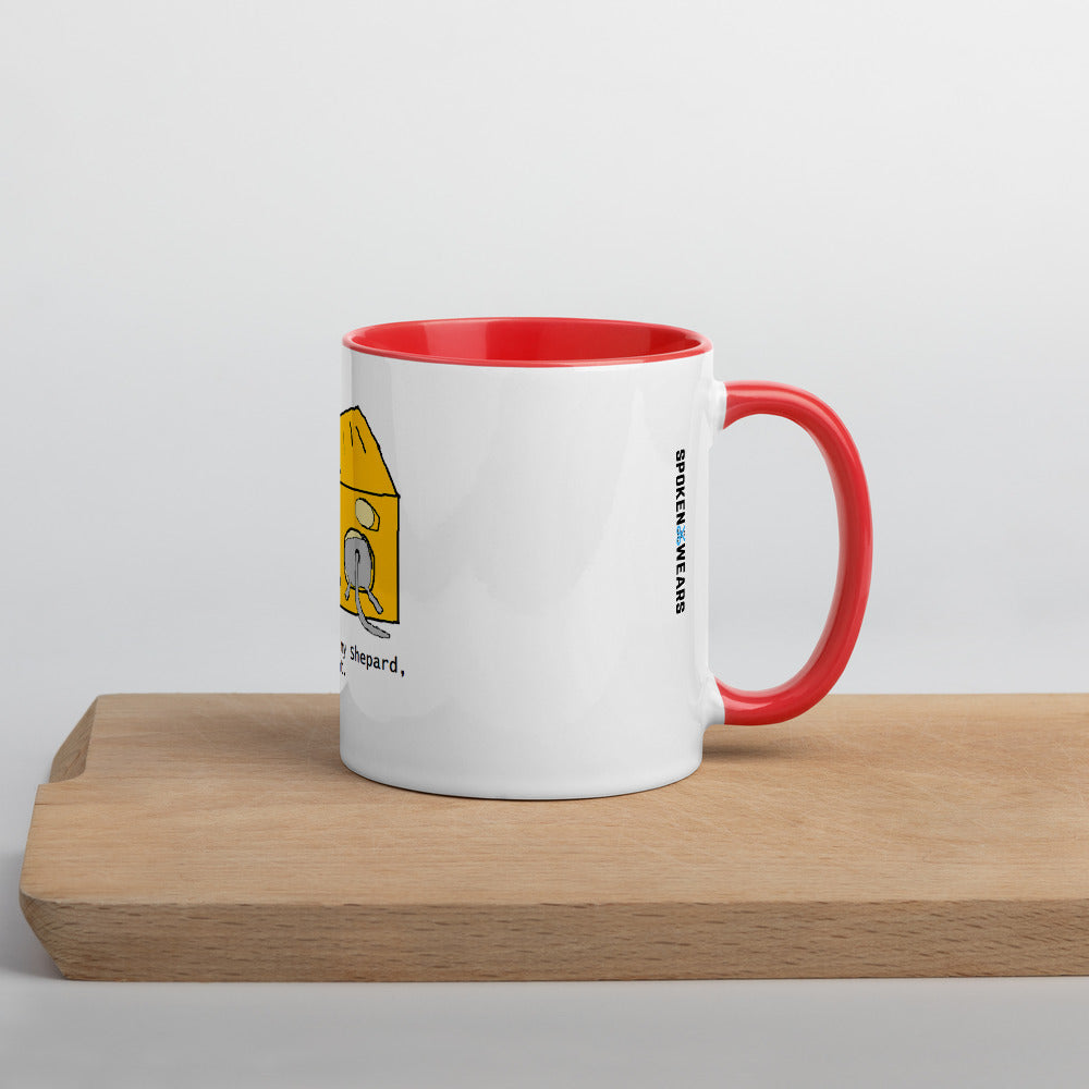 Psalm 23 - I shall not want - Mug with Color Inside - GIFT