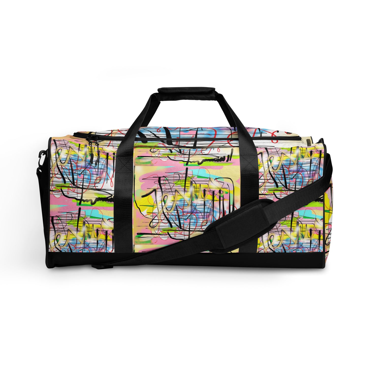 Jesus graffiti Designer Duffle bag