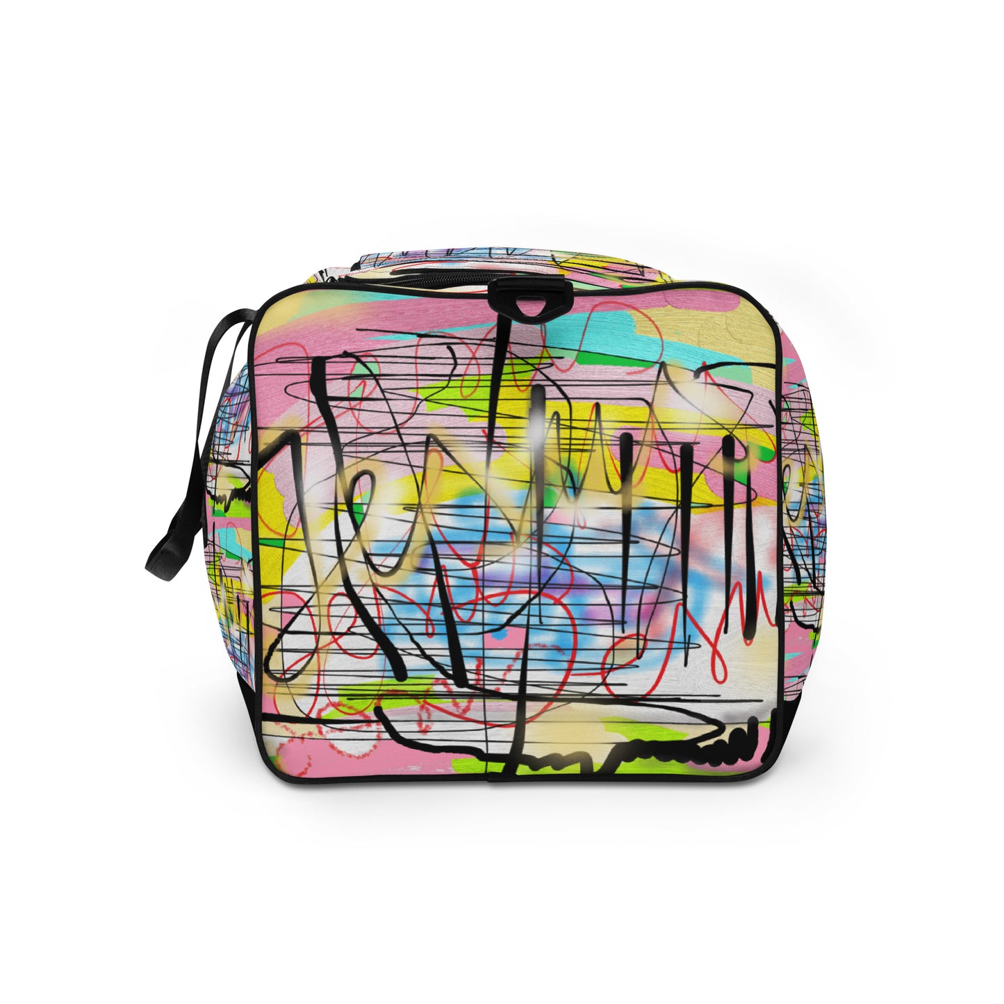 Jesus graffiti Designer Duffle bag