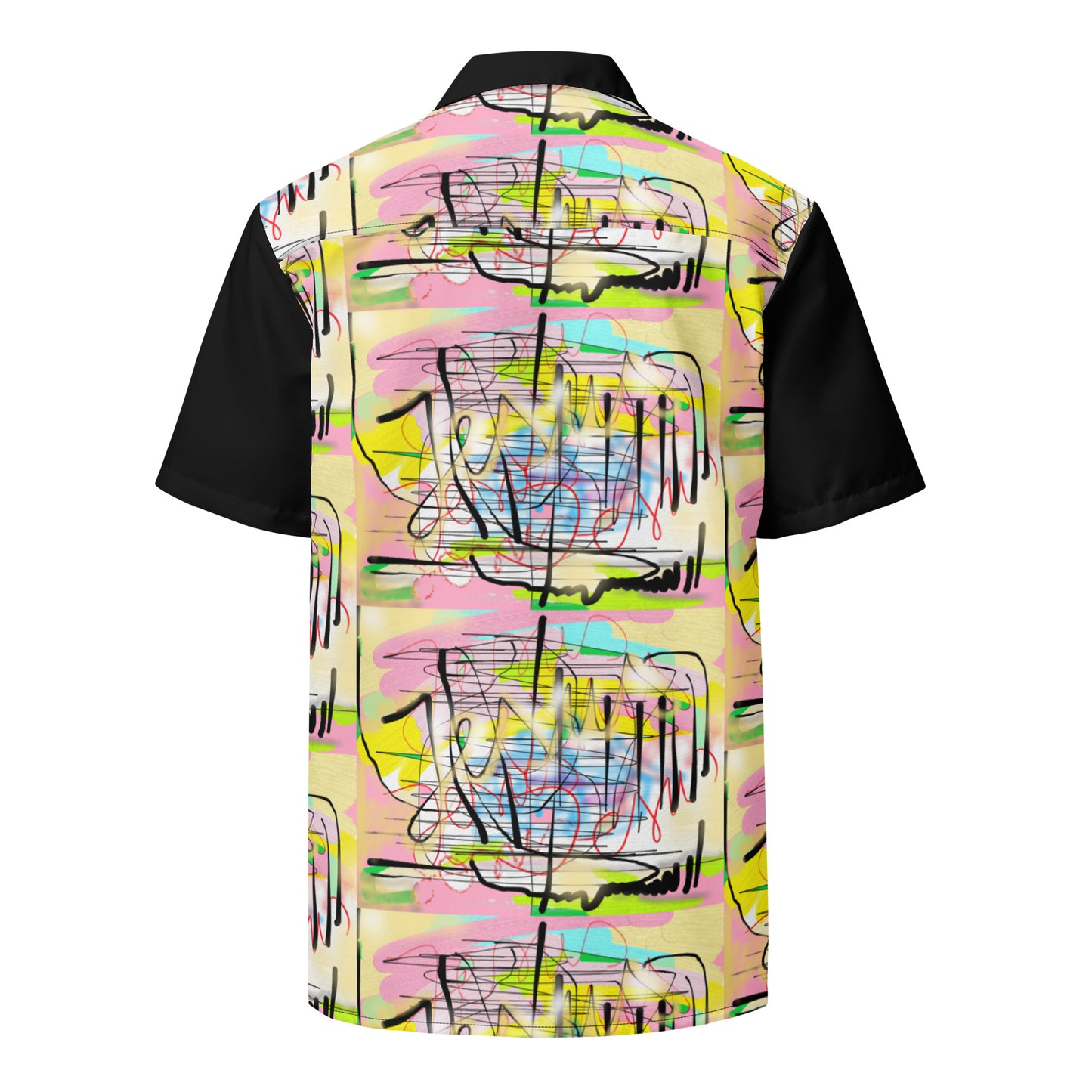 Jesus Graffiti - Men's Designer Summer Button Shirt