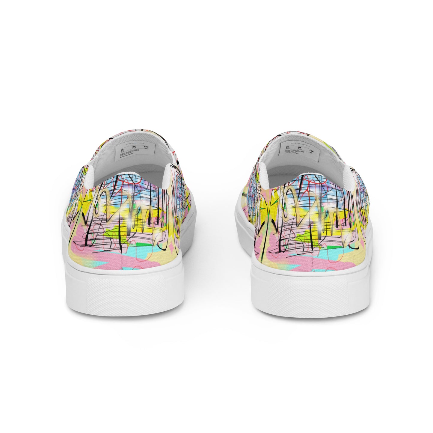 Jesus Graffiti Designers  - Men’s slip-on canvas shoes