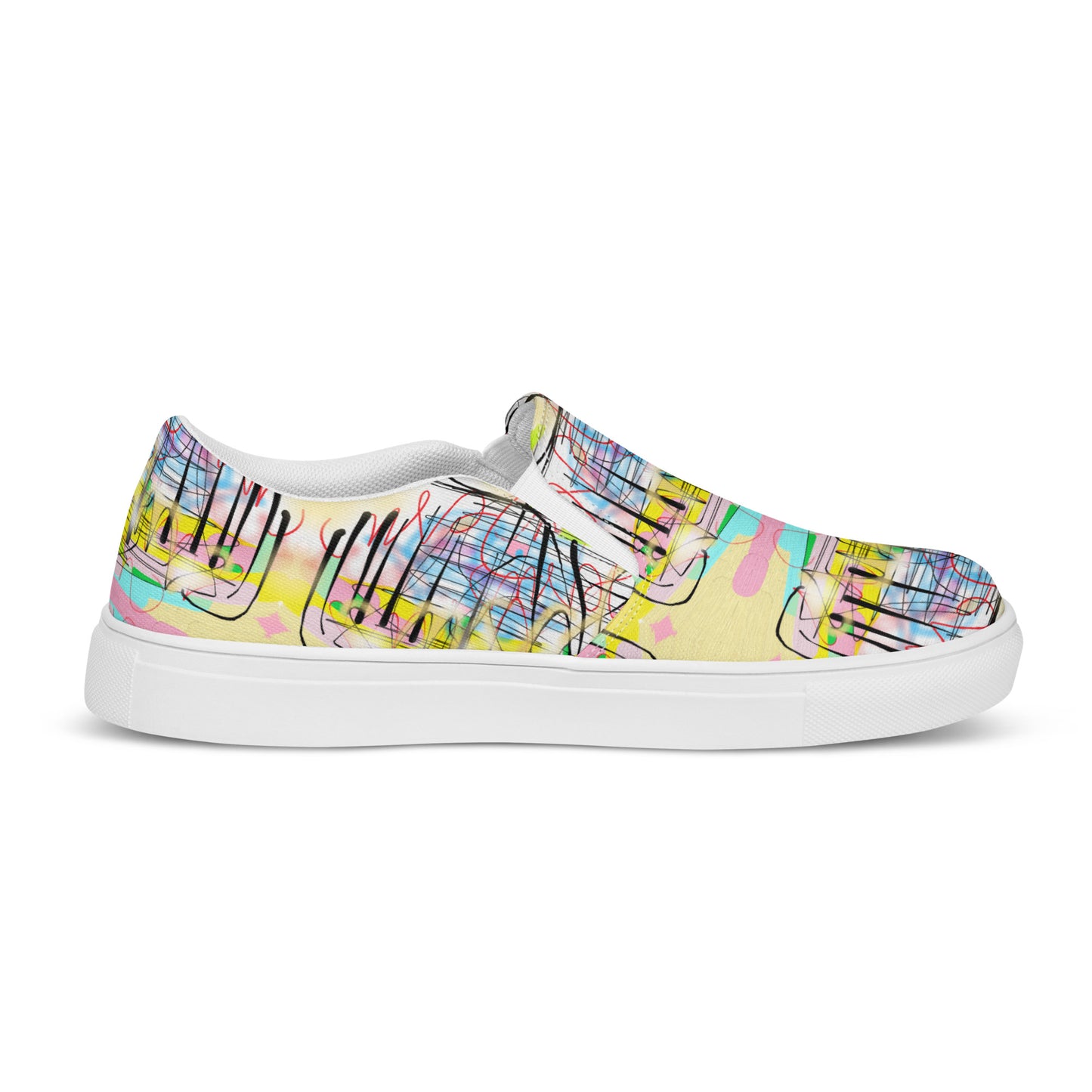 Jesus Graffiti Designers  - Men’s slip-on canvas shoes