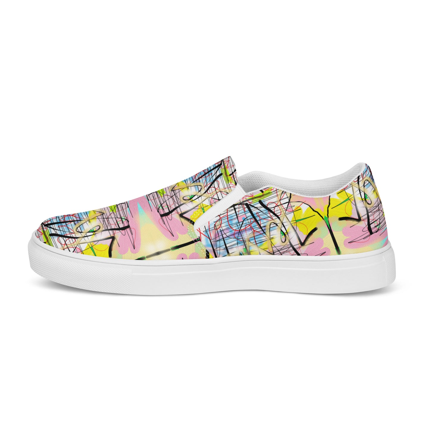 Jesus Graffiti Designers  - Men’s slip-on canvas shoes