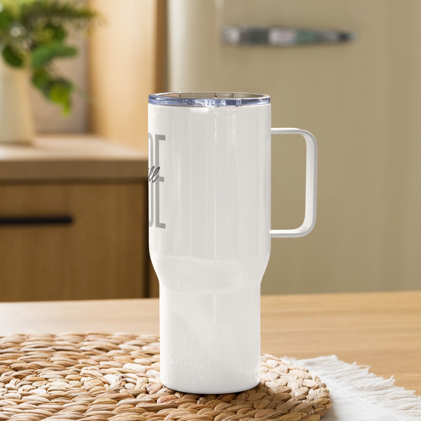 Peace Be Still - Travel Mug with a handle