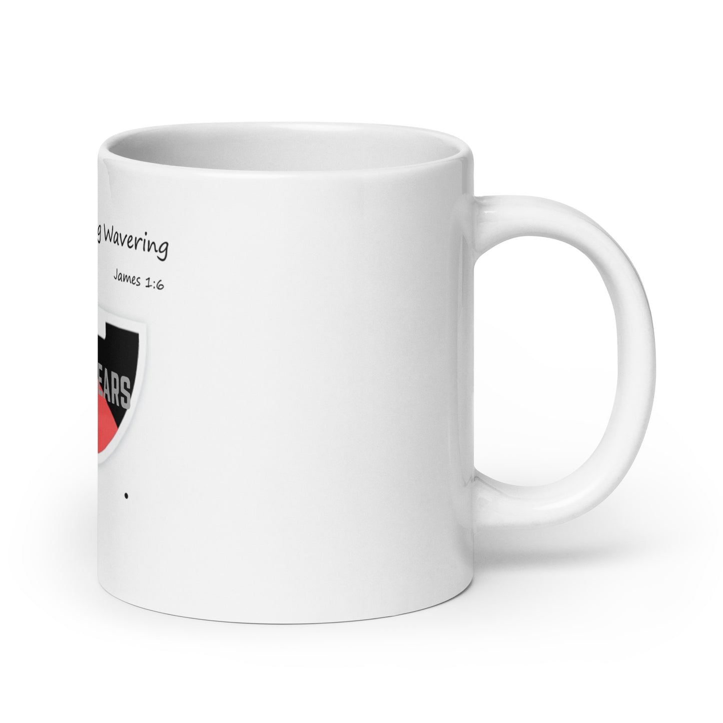 Ask in Faith - White glossy mug