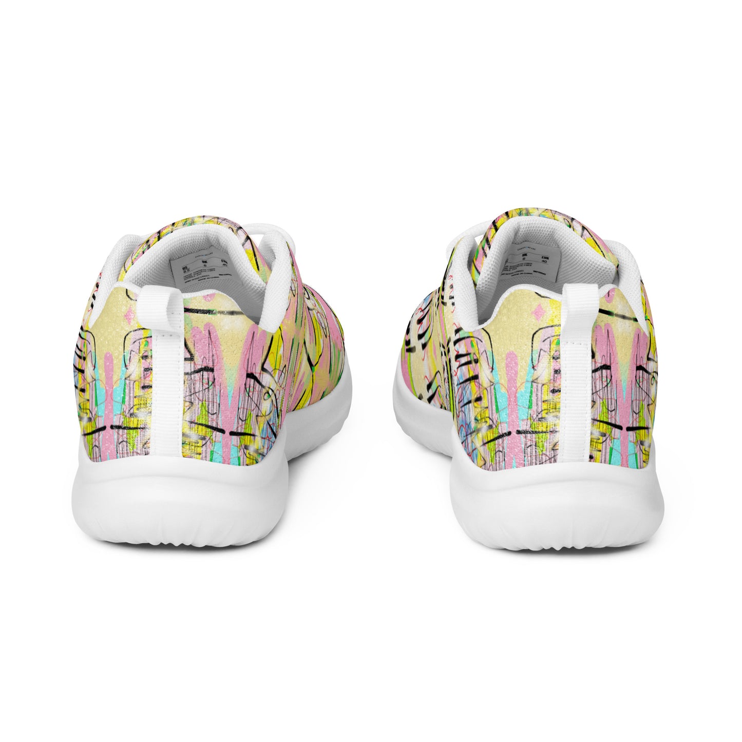 Jesus Graffiti Women’s designer athletic shoes