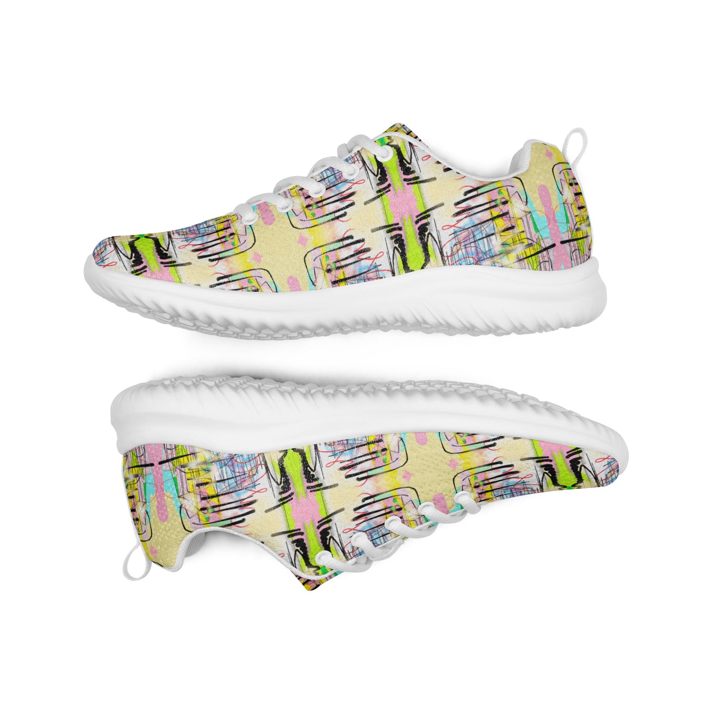 Jesus Graffiti Women’s designer athletic shoes