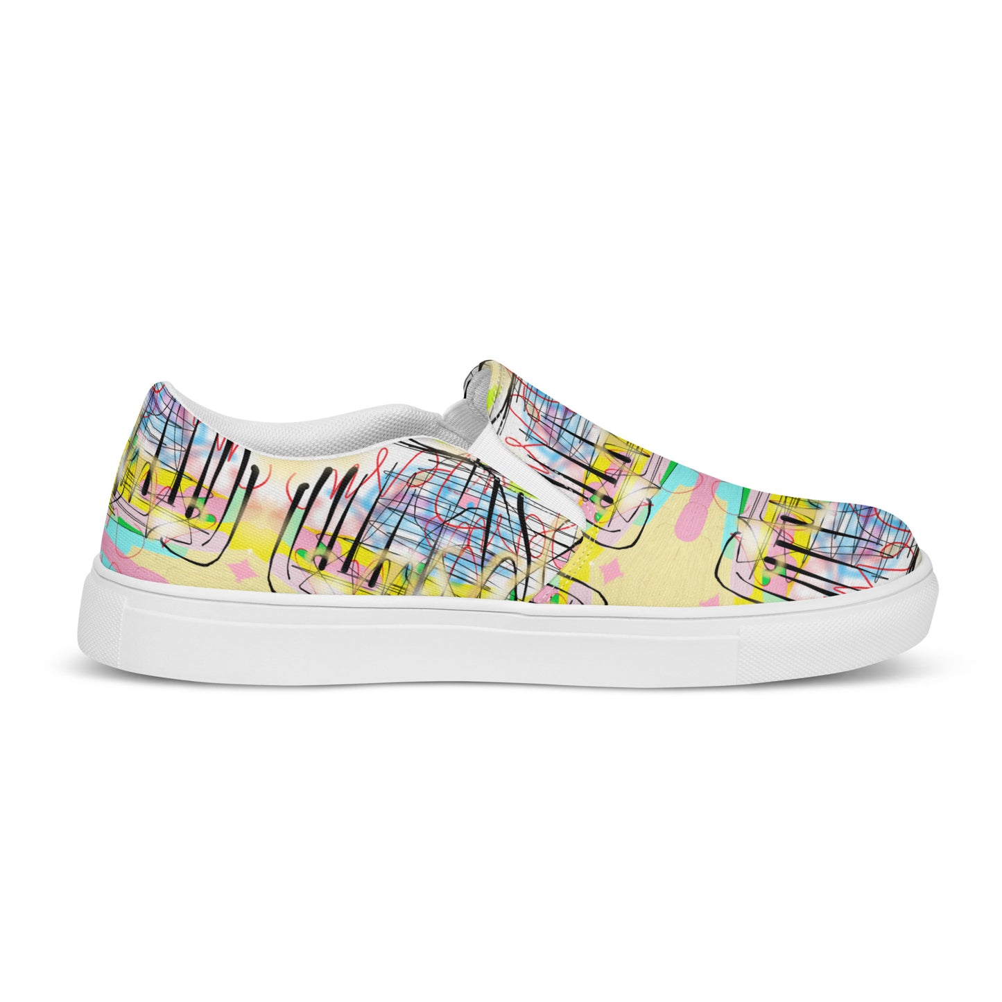 Jesus Graffiti Designers - Women’s slip-on canvas shoes