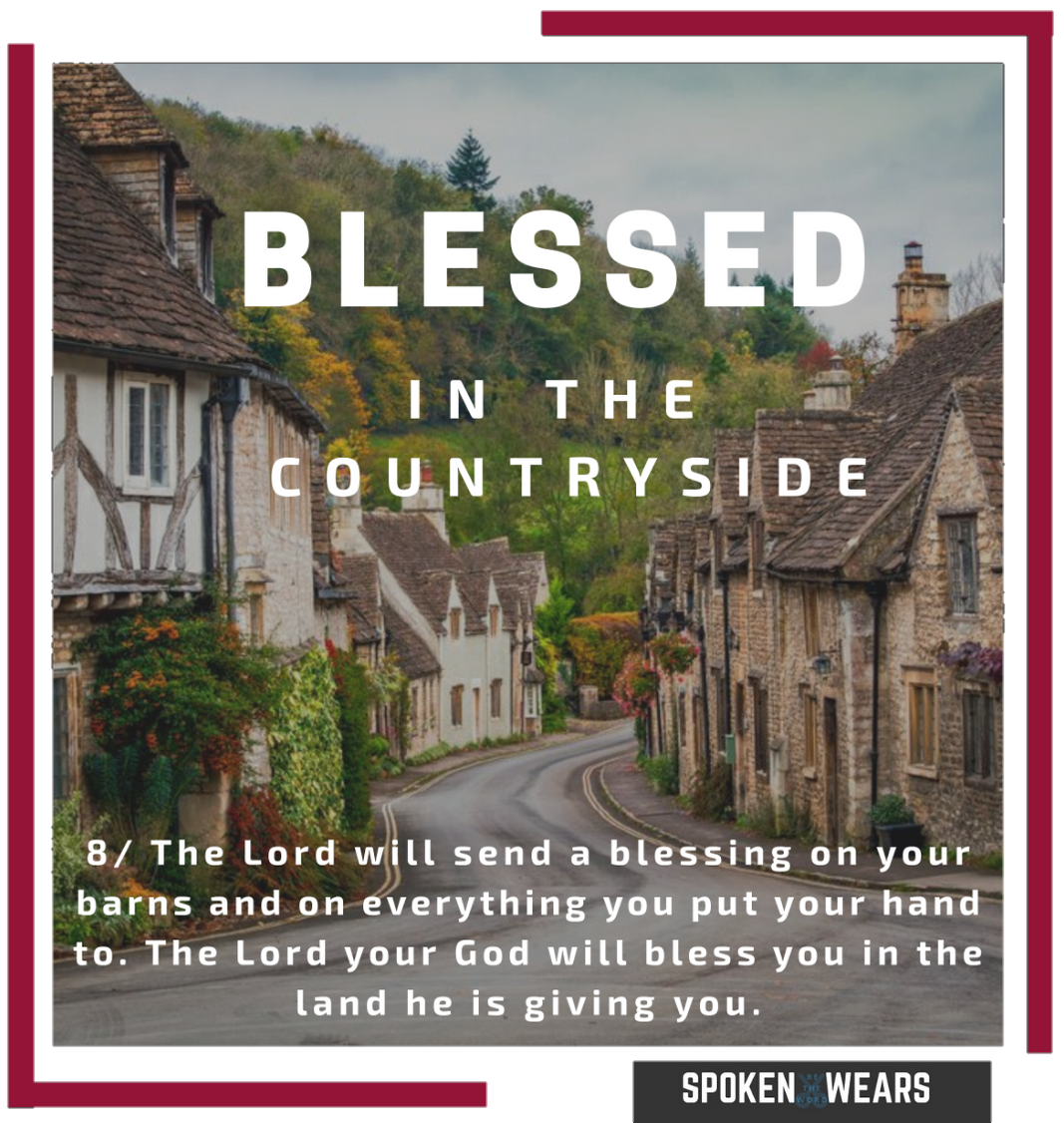 Blessed in the City & Countryside - Men's T-Shirt (Front & Back)