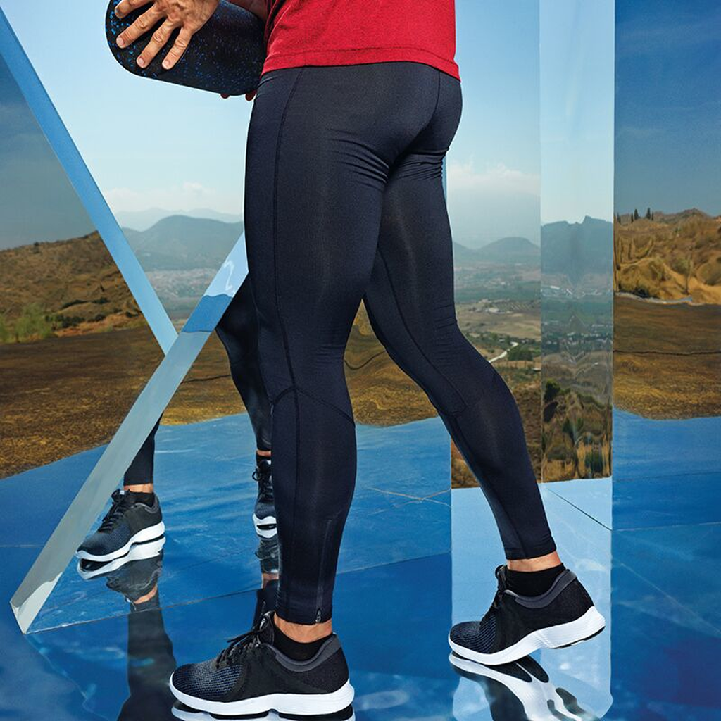 SPOKEN WEARS Ankle Zip Training Leggings