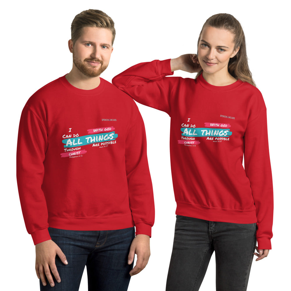 All Things said twice - Unisex Sweatshirt - Men, Women