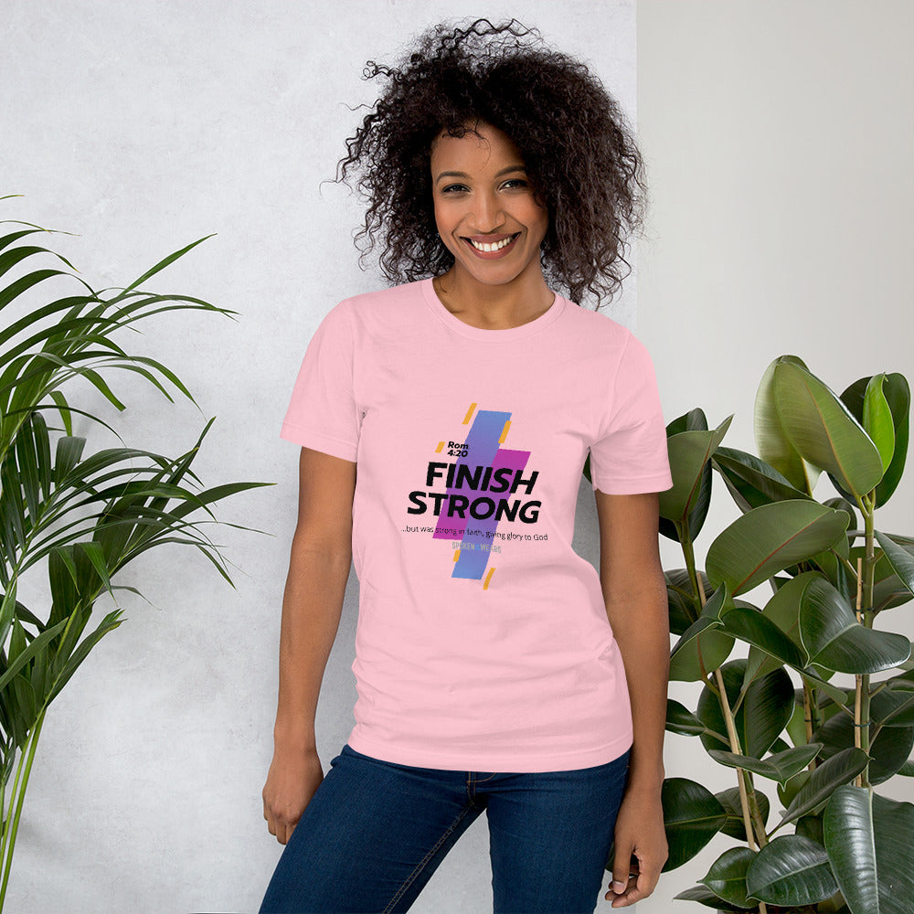 Finish Strong in Faith - Women's T-Shirt