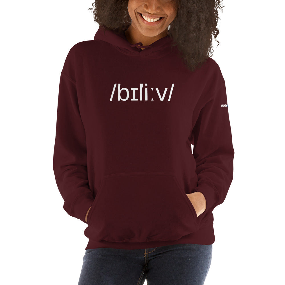 Phonetics Believe - women's Hoodie