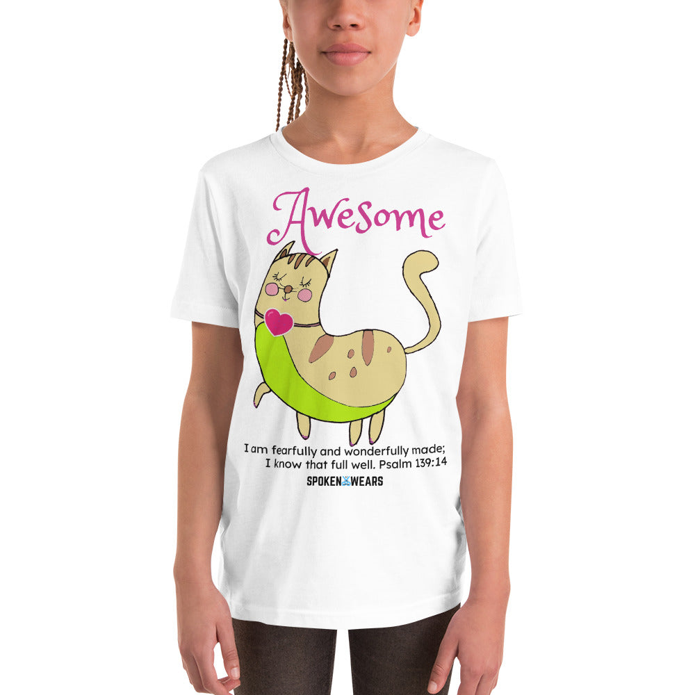 Awesome & Wonderful - Youth Short Sleeve T-Shirt Girls