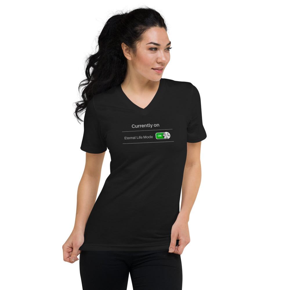 Eternal Life Mode - Women's V-Neck T-Shirt