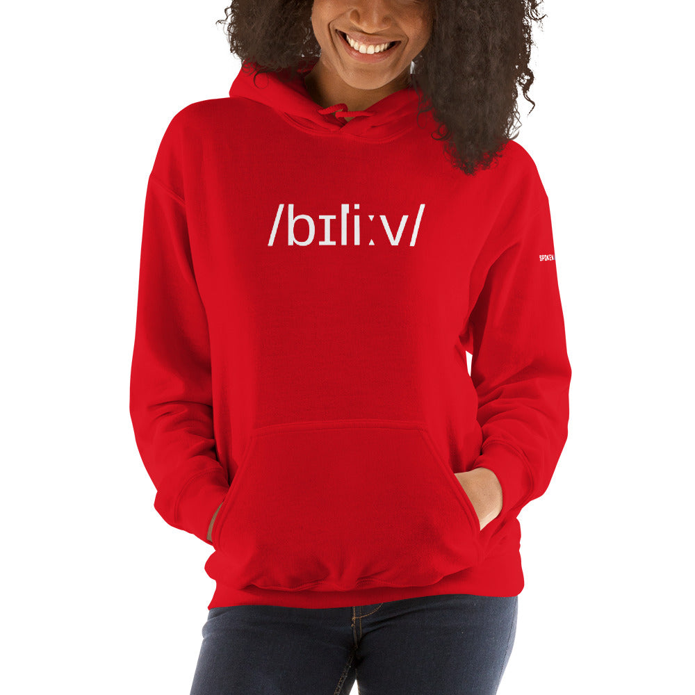 Phonetics Believe - women's Hoodie