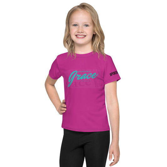 Daughter of Grace - Girls T-Shirt (Pink/Berry)