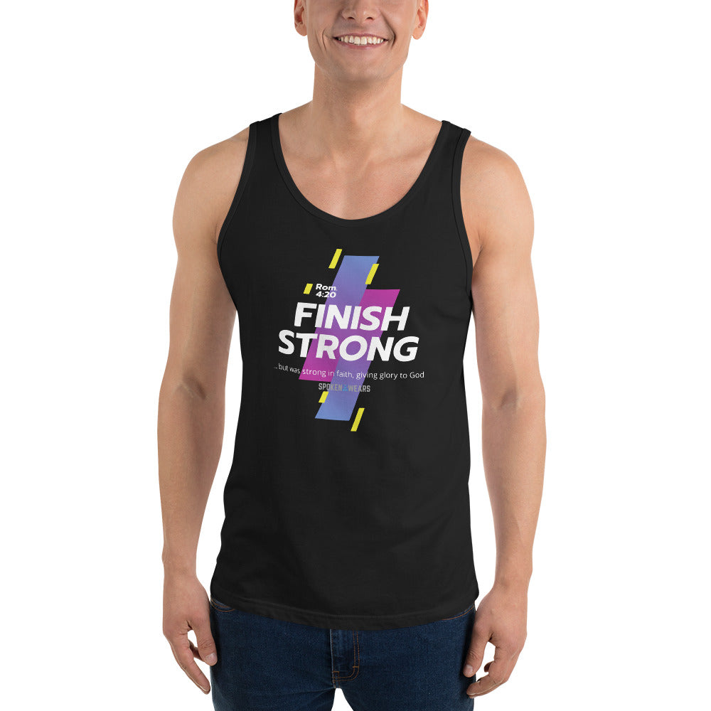 Finish Strong in Faith - Men's Tank Top