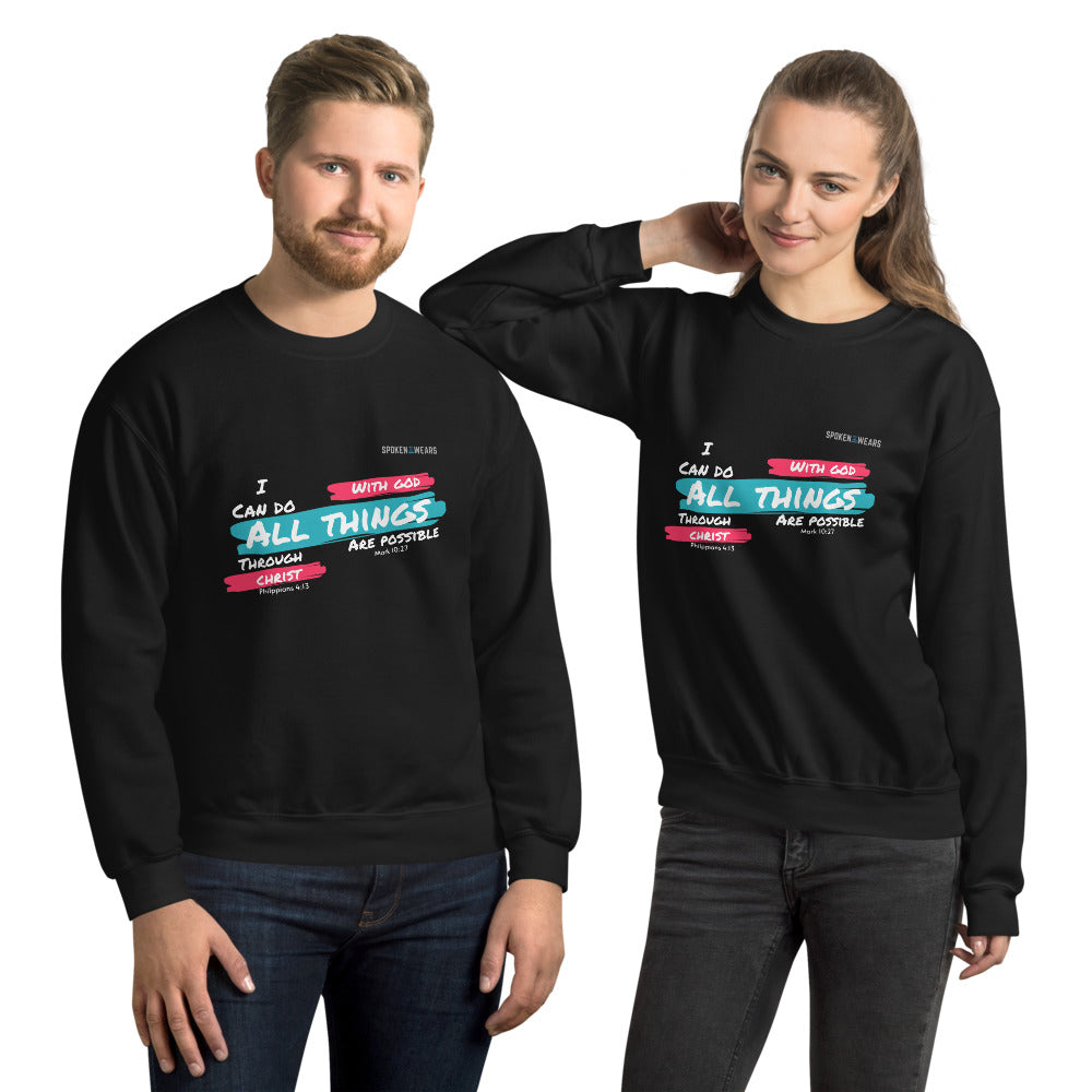 All Things said twice - Unisex Sweatshirt - Men, Women