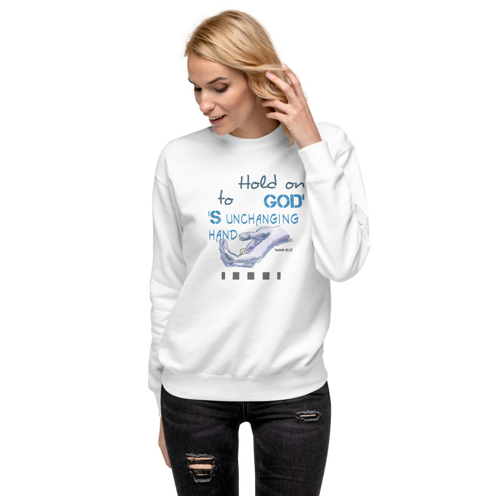 Hold on to God - Women's Fleece Pullover