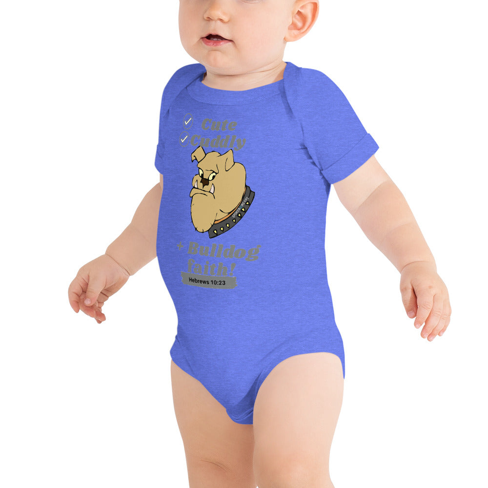 Bulldog faith T-Shirt for babies