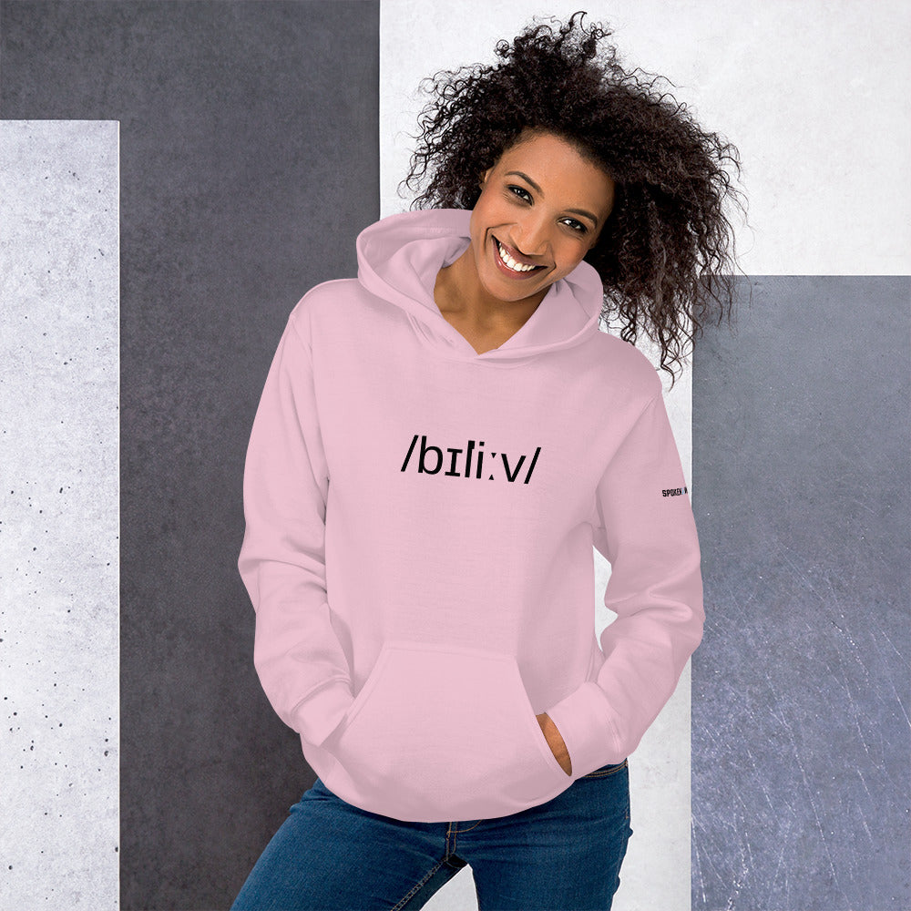 Phonetics Believe - women's Hoodie