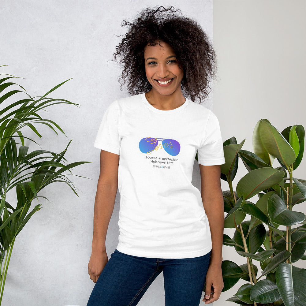 EYES ON JESUS - Short-Sleeve Women's T-Shirt