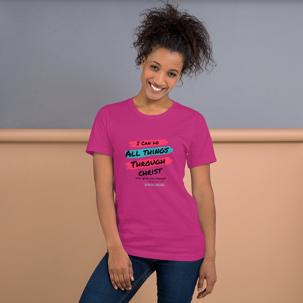 I can do all things -   Short-Sleeve  T-Shirt - women