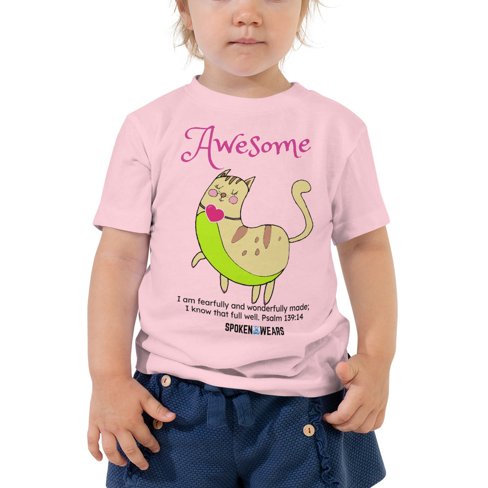 Awesome & Wonderful - Toddler T-shirt for Boys & Girls