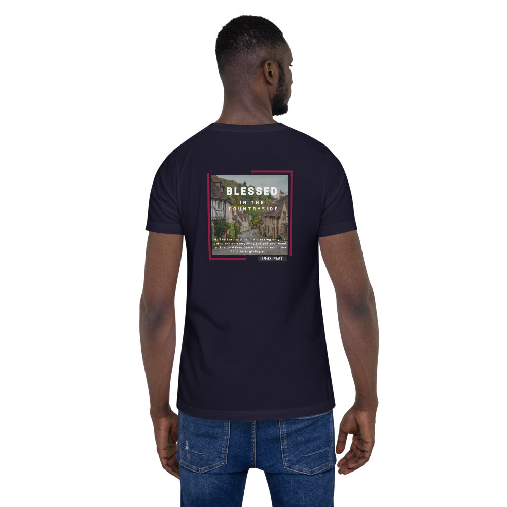 Blessed in the City & Countryside - Men's T-Shirt (Front & Back)