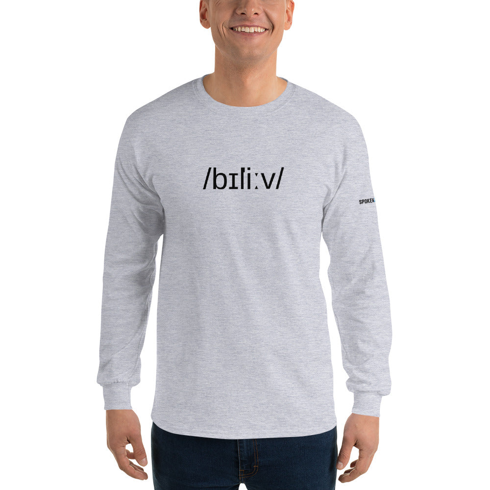 Phonetics Believe - Men’s Long Sleeve Shirt