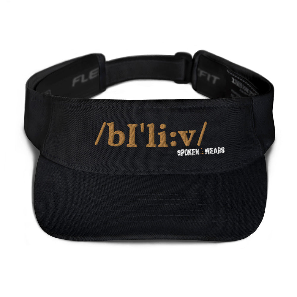 PHONETICS BELIEVE - Visor Gold print