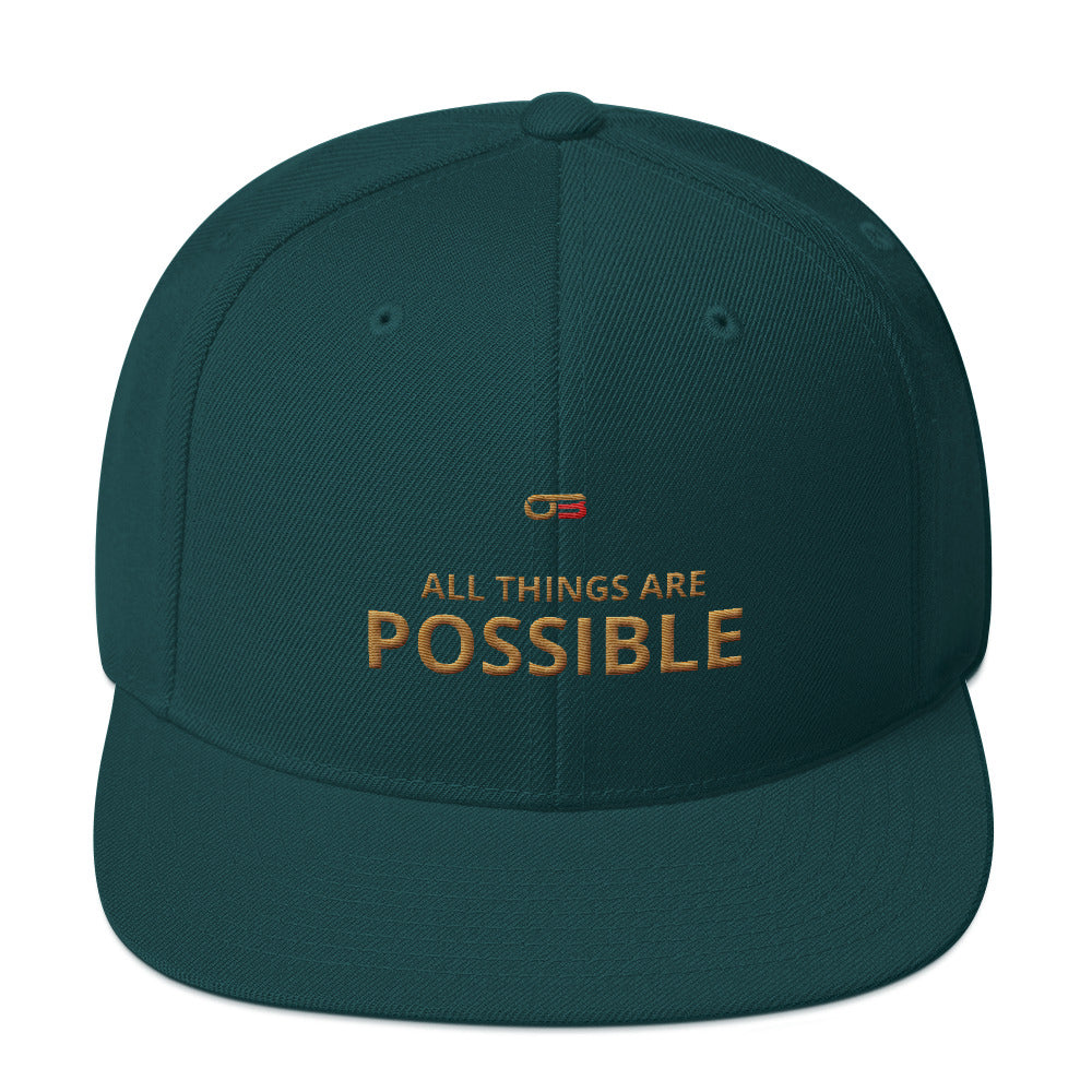 All things are possible  - Snapback Hat