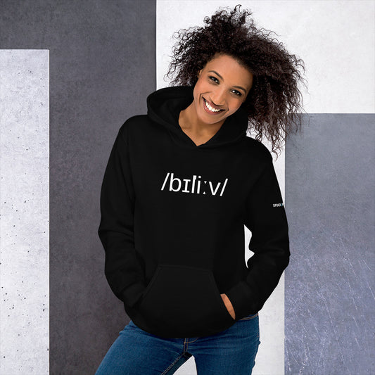 Phonetics Believe - women's Hoodie