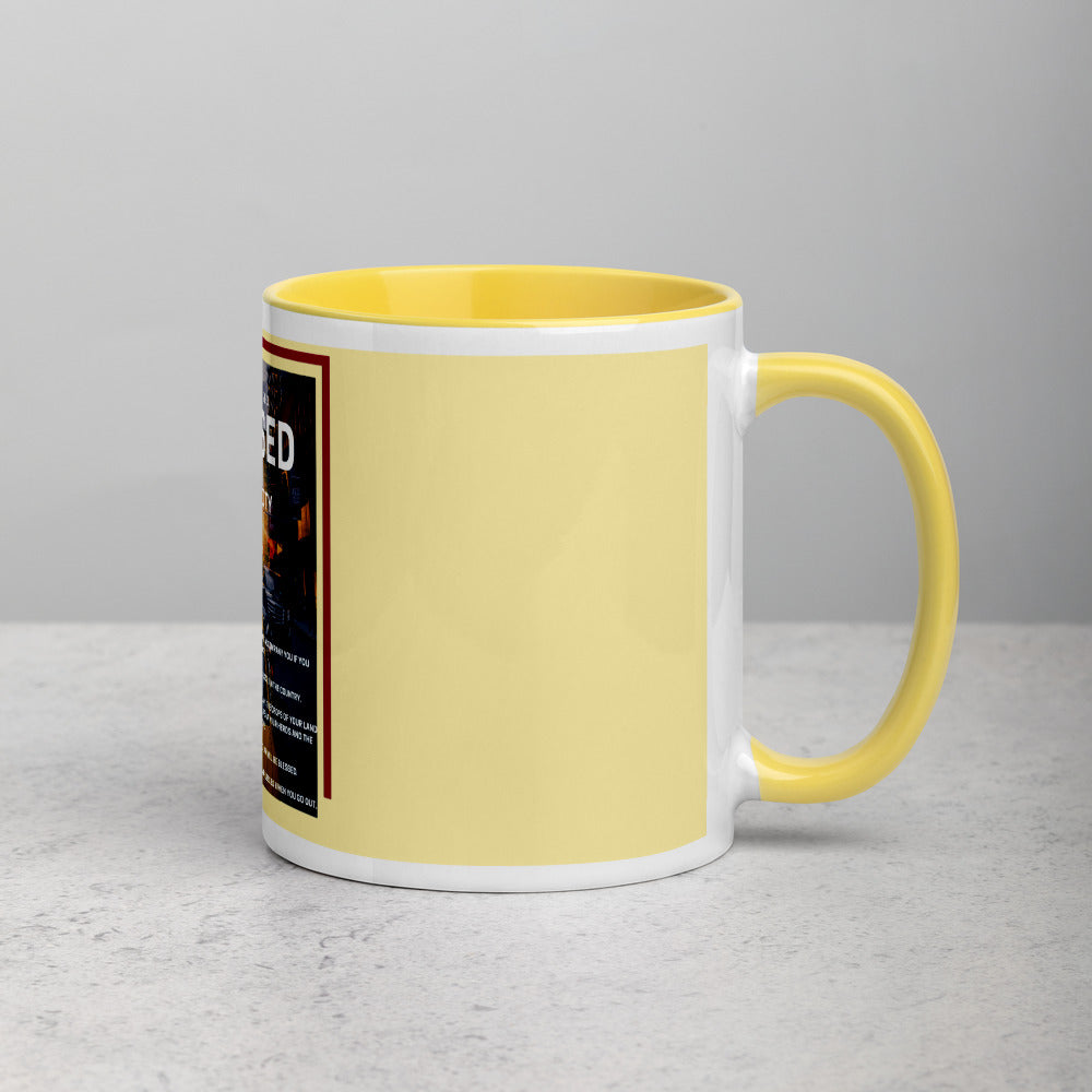 Gift Mug - Blessed in the City - with Color Inside