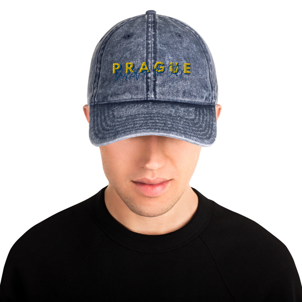 Prague - Blessed In The City - Vintage Cotton Twill Cap