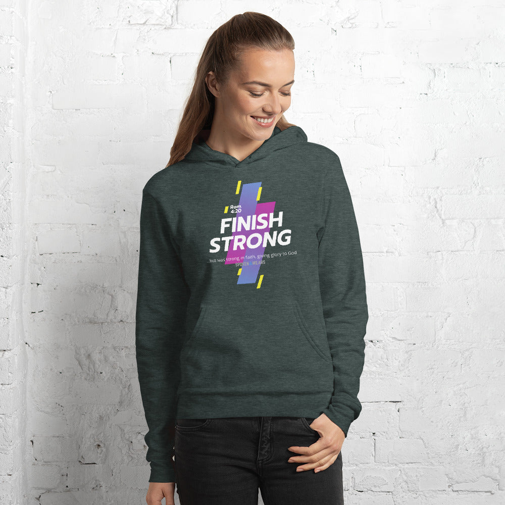 Finish Strong in Faith - All Year Hoodie for Women